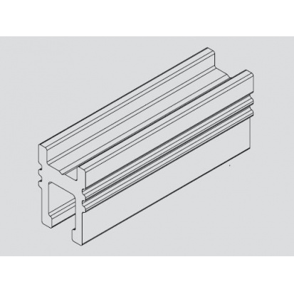 GEZE Levolan svěrný profil, dřevo/kov, 1500 mm, EV1
